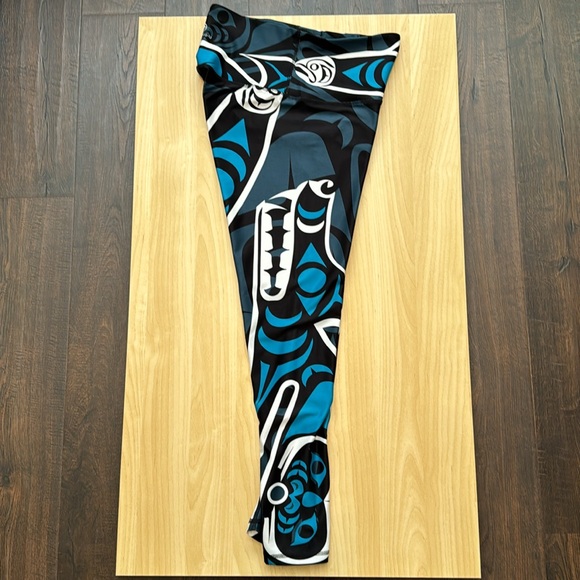 NoMiNoU Wolf Teal Full Length Leggings - Picture 6 of 7